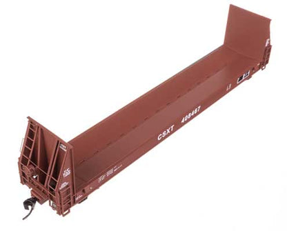 WalthersProto 50' Sieco Pulpwood Flatcar - CSX #408485 - HO Scale