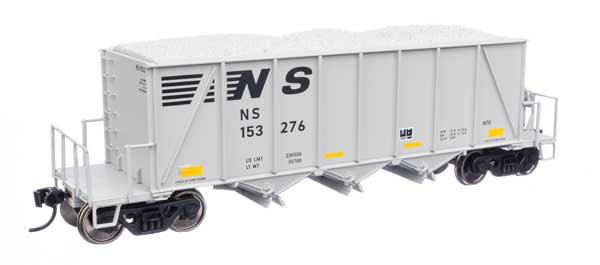 WalthersProto 40' Ortner 100-Ton Open Aggregate Hopper - Norfolk Southern NS #153276 - HO Scale