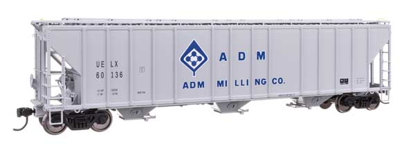 WalthersProto 920-106172 • 55' Evans 4780 Covered Hopper • ADM-Milling UELX #60191 • HO Scale