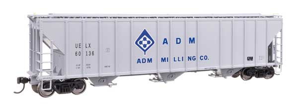WalthersProto 920-106172 • 55' Evans 4780 Covered Hopper • ADM-Milling UELX #60191 • HO Scale