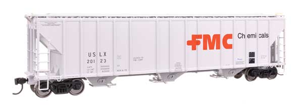 WalthersProto 920-106188 • 55' Evans 4780 Covered Hopper • FMC USLX #20252 • HO Scale