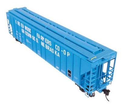 WalthersProto 920-106193 • 55' Evans 4780 Covered Hopper • Greenwood USLX #26344 • HO Scale