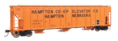 WalthersProto 920-106194 • 55' Evans 4780 Covered Hopper • Hampton Co-op #26261 • HO Scale
