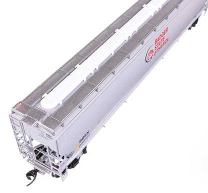 WalthersProto 67' Trinity 6351 4-Bay Covered Hopper | Badger State Ethanol BSEX #635115 | HO Scale