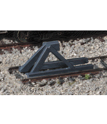 Walthers Cornerstone (933-2605) | Track Bumper - Built-Ups | Pkg of 5 | Assembled | N Scale