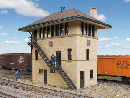 Walthers Cornerstone 933-2983 • Santa Fe Interlocking Tower • Kit • HO Scale