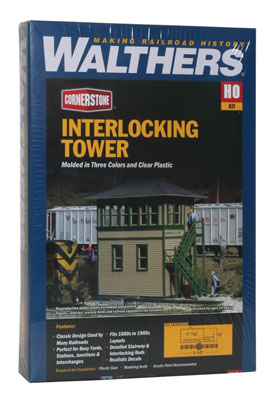 Walthers Cornerstone 933-3071 • Interlocking Tower • Kit • HO Scale