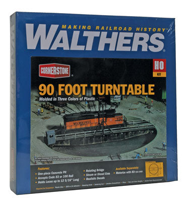 Walthers Cornerstone 90' Turntable | Kit | Pit | HO Scale