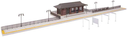 Walthers Cornerstone 933-3392 Amtrak Rural Station Kit HO Scale