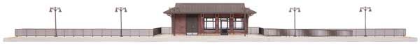 Walthers Cornerstone 933-3392 Amtrak Rural Station Kit HO Scale