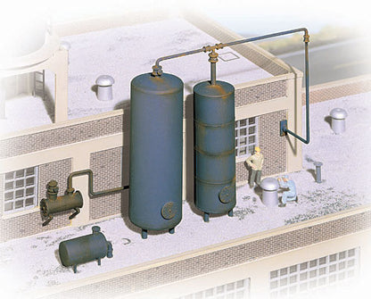 Walthers Cornerstone 933-3514 • Industrial Storage Tanks • Kit • HO Scale