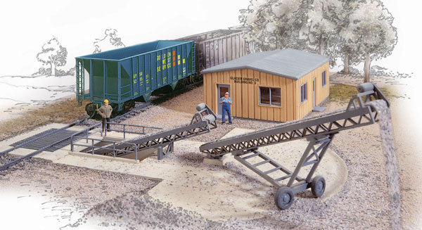 Walthers Cornerstone Bulk Transfer Conveyor | Kit | Pkg of 2 | HO Scale