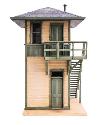 Walthers Cornerstone 933-3556 • Trackside Signal Tower • Kit • HO Scale
