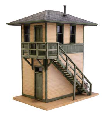 Walthers Cornerstone 933-3556 • Trackside Signal Tower • Kit • HO Scale