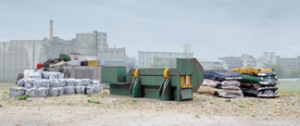 Walthers Cornerstone Horizontal Baler Logger Kit, HO Scale