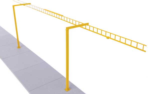 Walthers Cornerstone Transload Facility Safety System - Transload Facility - Kit - HO Scale