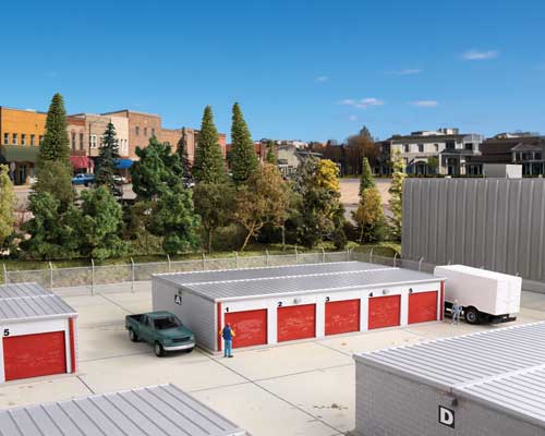 Walthers Cornerstone Self Storage Unit Kit