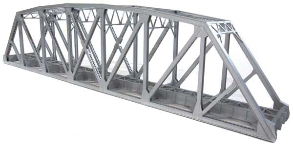 Walthers Cornerstone Arched Pratt Truss Railroad Bridge | Single Track | HO Scale