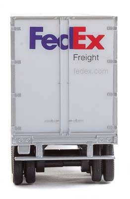 Walthers Scenemaster 949-2452 • 53' Stoughton Trailer 2-Pack • Fedex • HO Scale
