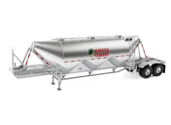 Walthers SceneMaster | Dry Bulk Semi Trailer | Assembled | Transload Facility | Medusa Cement | HO Scale