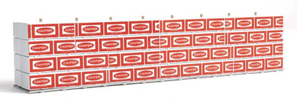 Walthers SceneMaster (3121) | Wrapped Lumber Load for WalthersProto CC&F Bulkhead Flatcar | Canadian Forest Products |  HO Scale