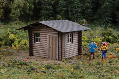 Walthers SceneMaster (949-4113) | Forest Cabin | Laser-Cut Wood Kit | HO Scale