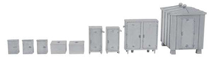 Walthers SceneMaster (949-4140) | Vintage Trackside Detail Set (Kit) | 20 pcs | HO Scale