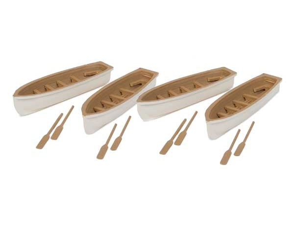Walthers SceneMaster - Row Boat - pkg of 4 - Assembled - HO Scale