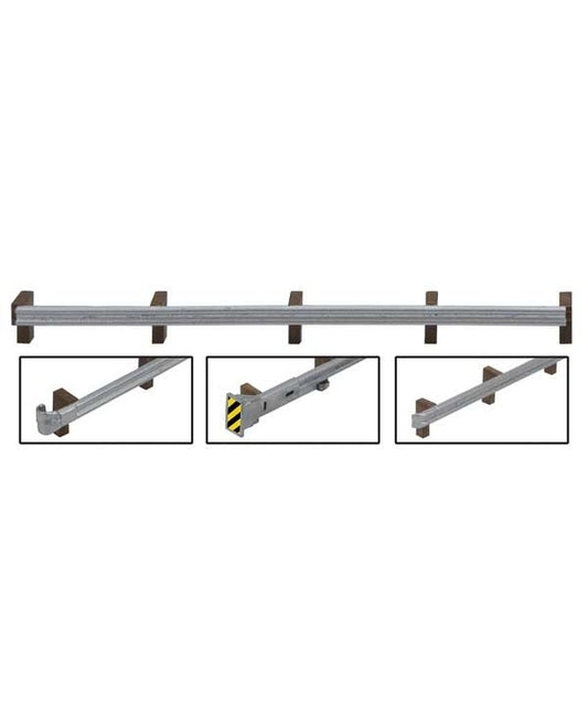Walthers SceneMaster (949-4176) | Roadway Guardrails Kit - 200' Scale Long | HO Scale