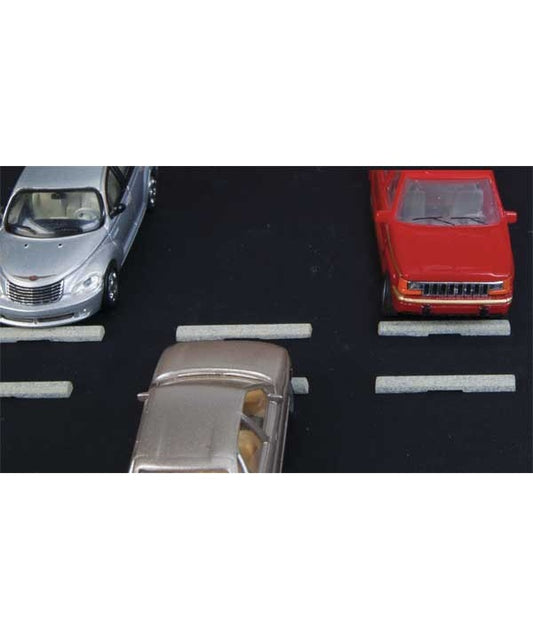 Walthers SceneMaster (949-4178) | Parking Lot Concrete Bumpers (Pkg of 12) | HO Scale