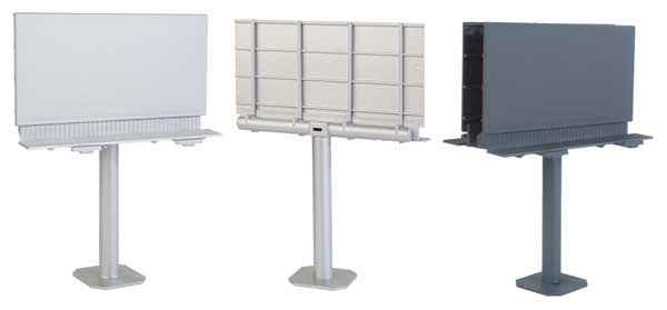 Walthers SceneMaster 949-4252 • Modern Single-Post Billboard • Kit • Pkg of 1 • HO Scale