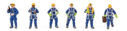 Walthers SceneMaster (949-6209) | Wind Turbine Technicians | 6 pcs | HO Scale