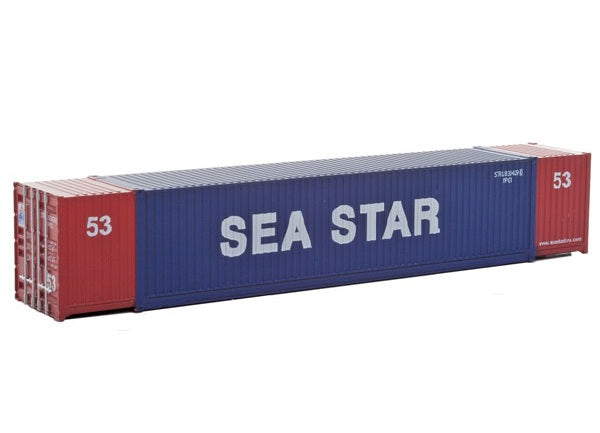 Walthers SceneMaster (949-8517) | 53' Singamas Corrugated Side Container | Sea Star | HO Scale