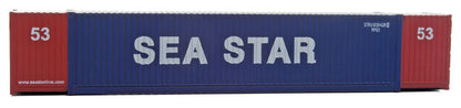 Walthers SceneMaster (949-8517) | 53' Singamas Corrugated Side Container | Sea Star | HO Scale