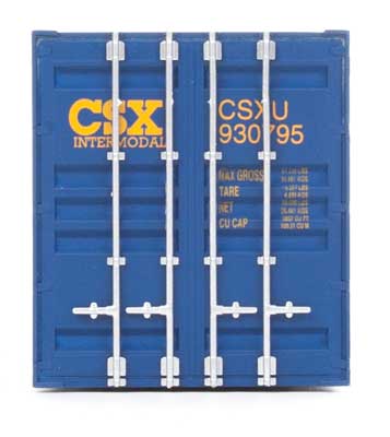 Walthers SceneMaster - 53' Singamas Corrugated-Side Container - Assembled - CSX Intermodal - HO Scale