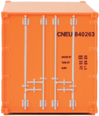 Walthers SceneMaster (949-8653) | 20' Smooth-Side Container | CN Container | HO Scale