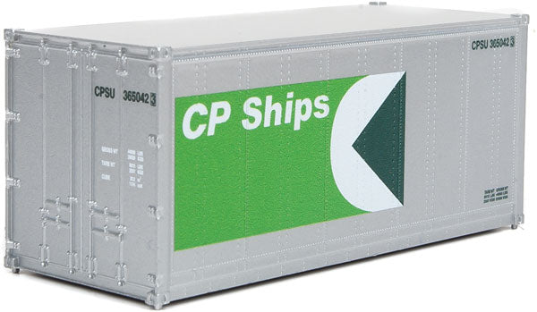 Walthers SceneMaster (949-8662) | 20' Smooth-Side Container | CP Ships | HO Scale