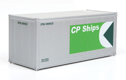 Walthers SceneMaster (949-8662) | 20' Smooth-Side Container | CP Ships | HO Scale