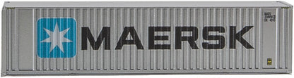 Walthers SceneMaster 40' Hi Cube Ribbed Side Container - Maersk - N Scale