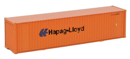Walthers SceneMaster 40' Hi Cube Ribbed Side Container - Hapag-Lloyd - N Scale