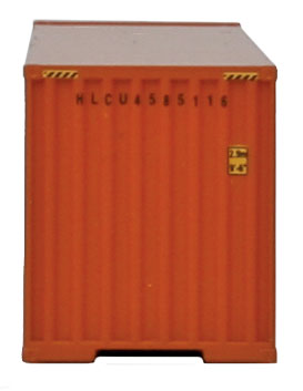 Walthers SceneMaster 40' Hi Cube Ribbed Side Container - Hapag-Lloyd - N Scale