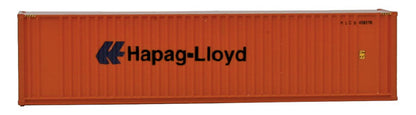 Walthers SceneMaster 40' Hi Cube Ribbed Side Container - Hapag-Lloyd - N Scale