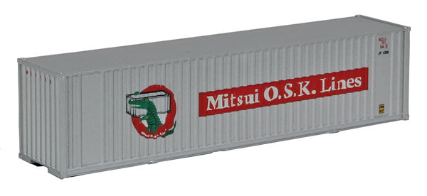 Walthers SceneMaster 40' Hi Cube Ribbed Side Container - Mitsui OSK Lines - N Scale