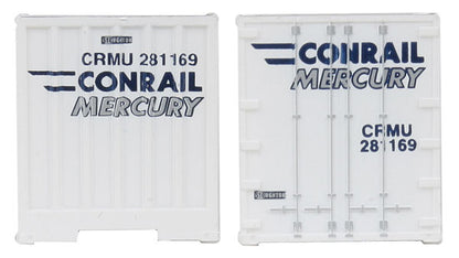 Walthers SceneMaster 48' Ribbed Side Container - Conrail Mercury - N Scale