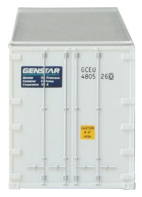 Walthers SceneMaster 48' Ribbed Side Container - Genstar - N Scale