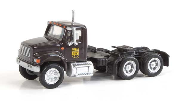 Walthers SceneMaster 949-11184 International 4900 UPS Semi Tractor HO Scale