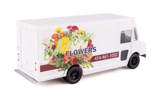Walthers SceneMaster (949-12115) | Morgan Olson(R) Route Star Van | Bel Aire Flowers | HO Scale