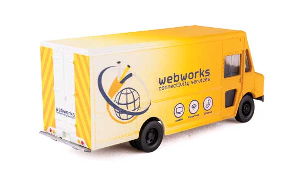 Walthers SceneMaster (949-12119) | Morgan Olson(R) Route Star Van | Cable Internet Service | HO Scale