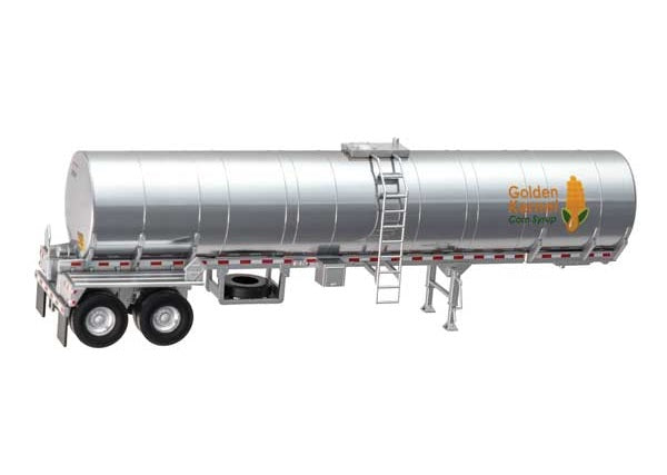 Walthers SceneMaster | Food Grade Tank Trailer | Golden Kernel Corn Syrup | HO Scale