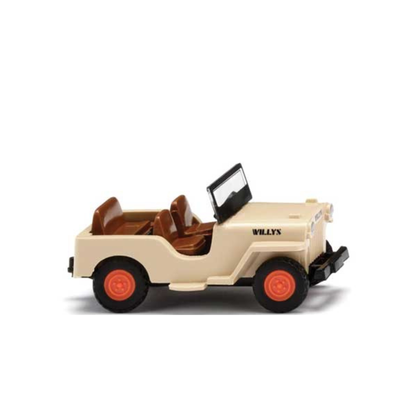 Wiking (1001) | 1949-1953 Willys Jeep CJ-3A | Assembled | HO Scale